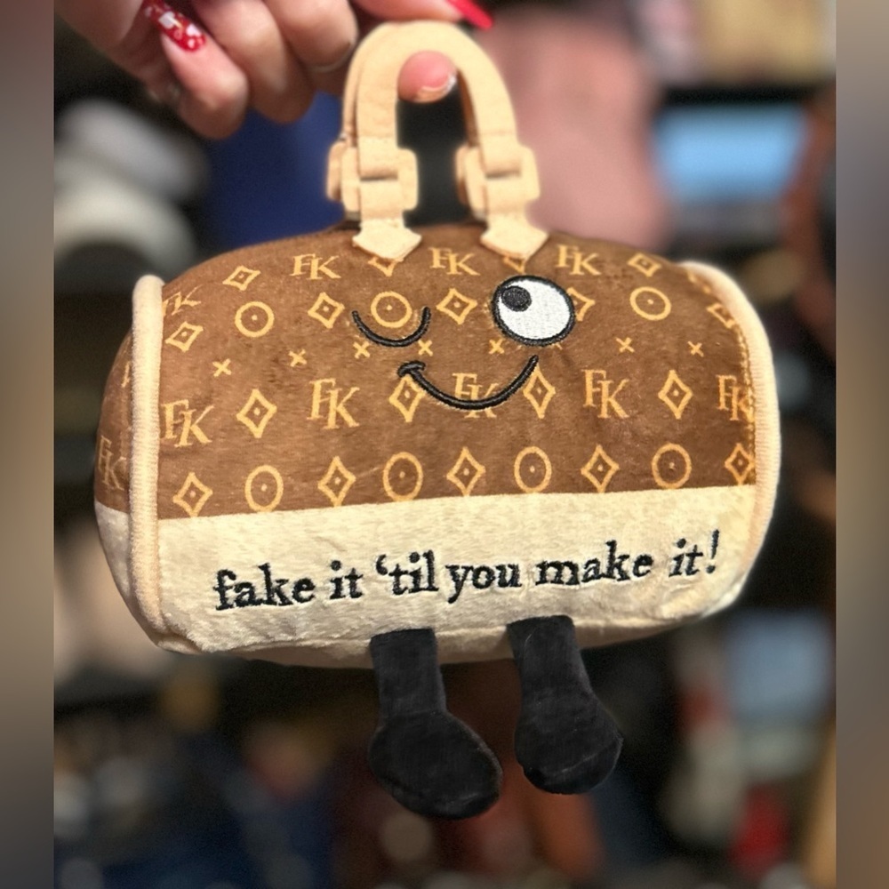 Punchkins “Fake It Til You Make It” Plush Purse Toy NEW!!!​​